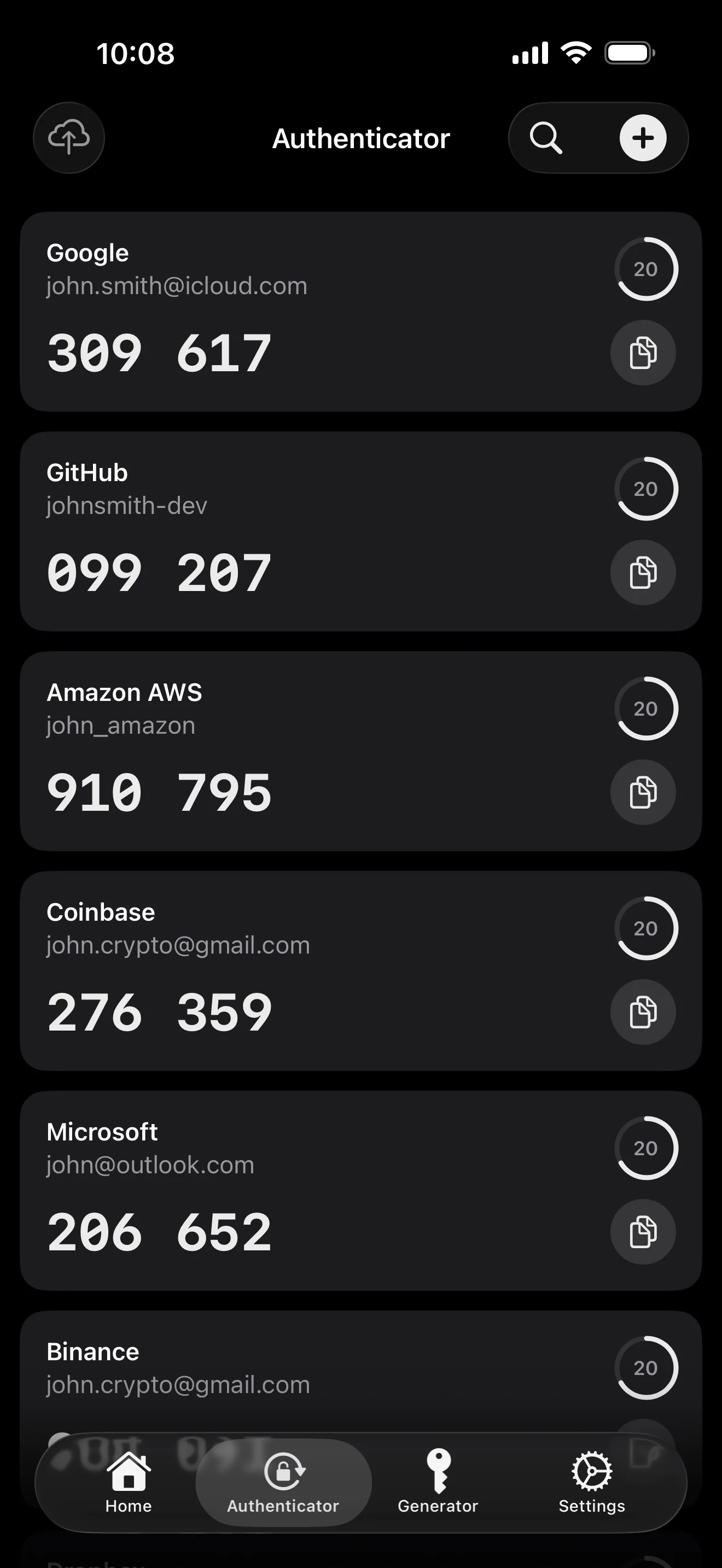 ByteGuard authentication screen