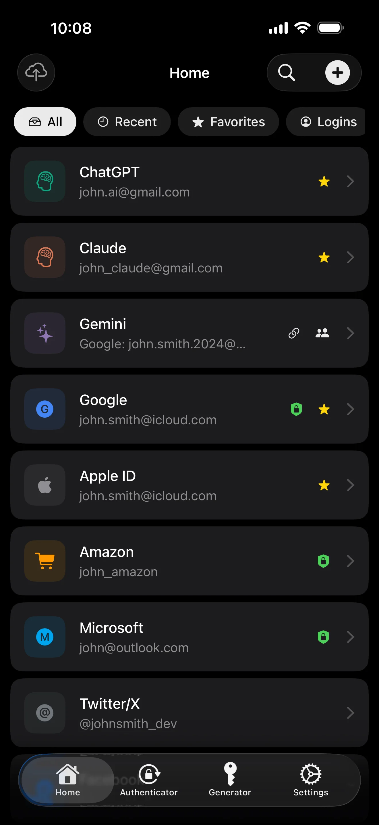 ByteGuard home screen